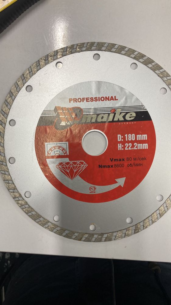 Maike 180 mm  Turbo Elmas Testere H:22.2mm