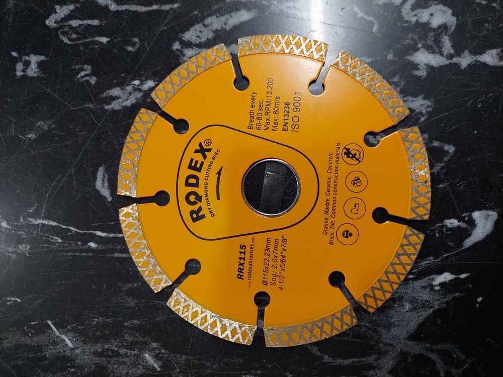 Rodex RRX115 Elmas Kesme Diski Fast x Segment 115mm (100)
