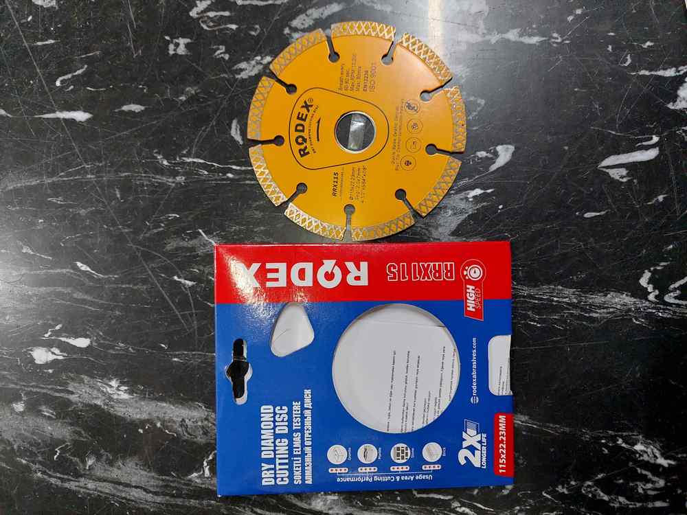 Rodex RRX115 Elmas Kesme Diski Fast x Segment 115mm (100)