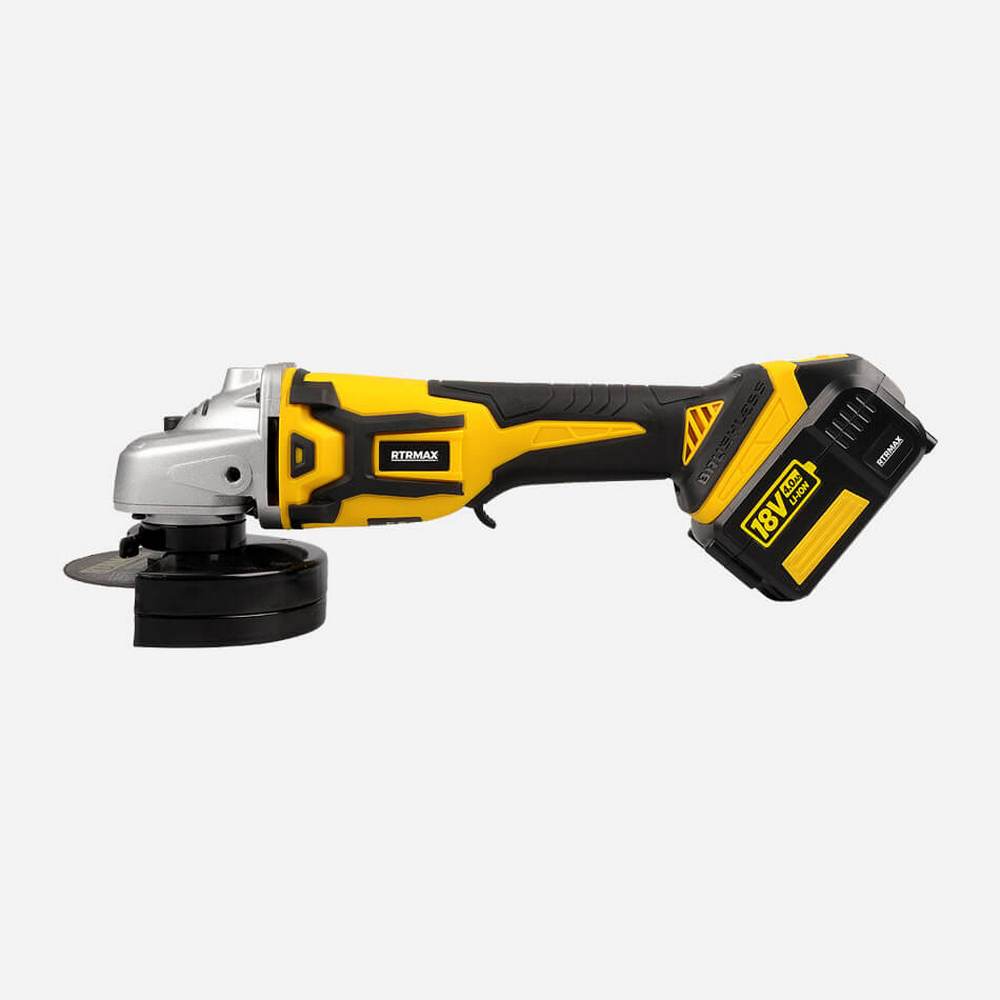 Akülü Avuç Taşlama Kömürsüz RTX2055B 115mm 8.500rpm *Aküsüz* Rtrmax X-Lıon