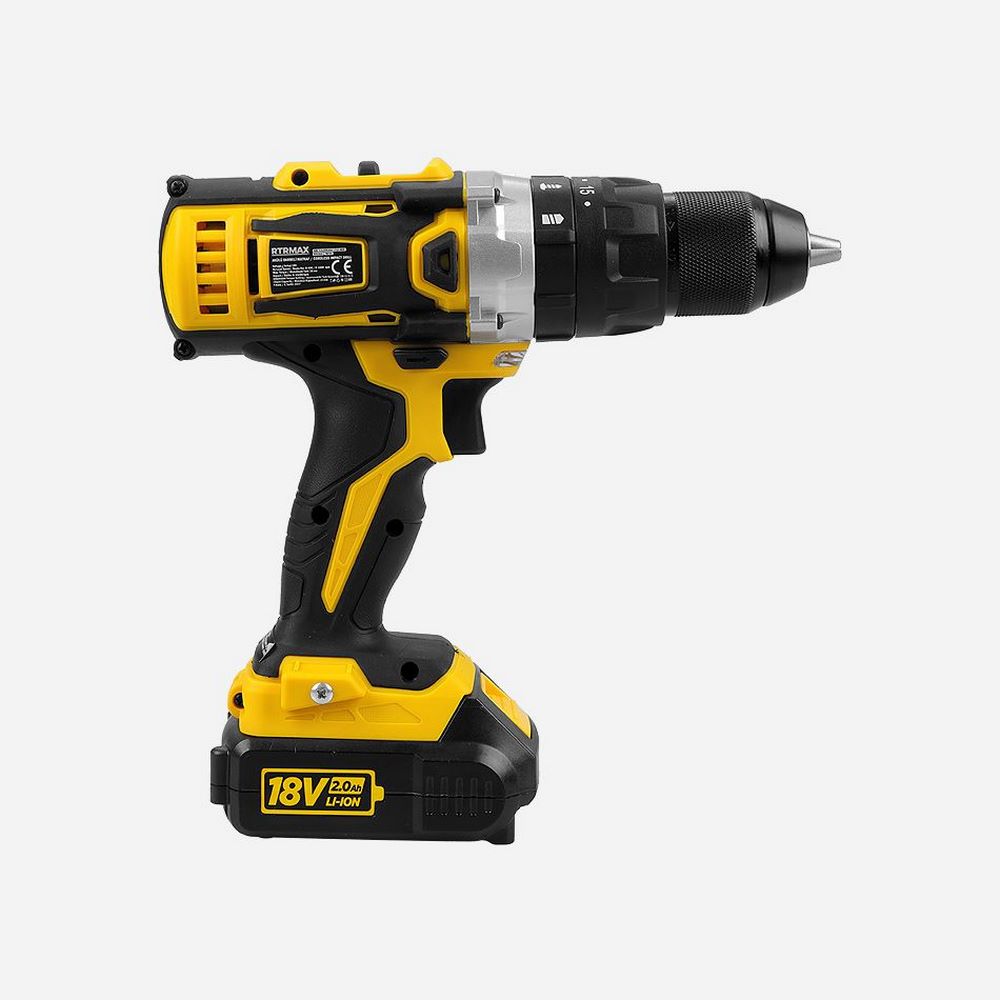 Rtrmax RTX1816B Şarjlı Darbeli Matkap 18V *Aküsüz*