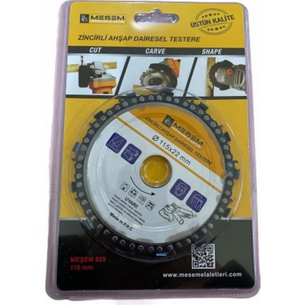 Meşem Zincirli Ahşap Dairesel Testere 180x22 mm