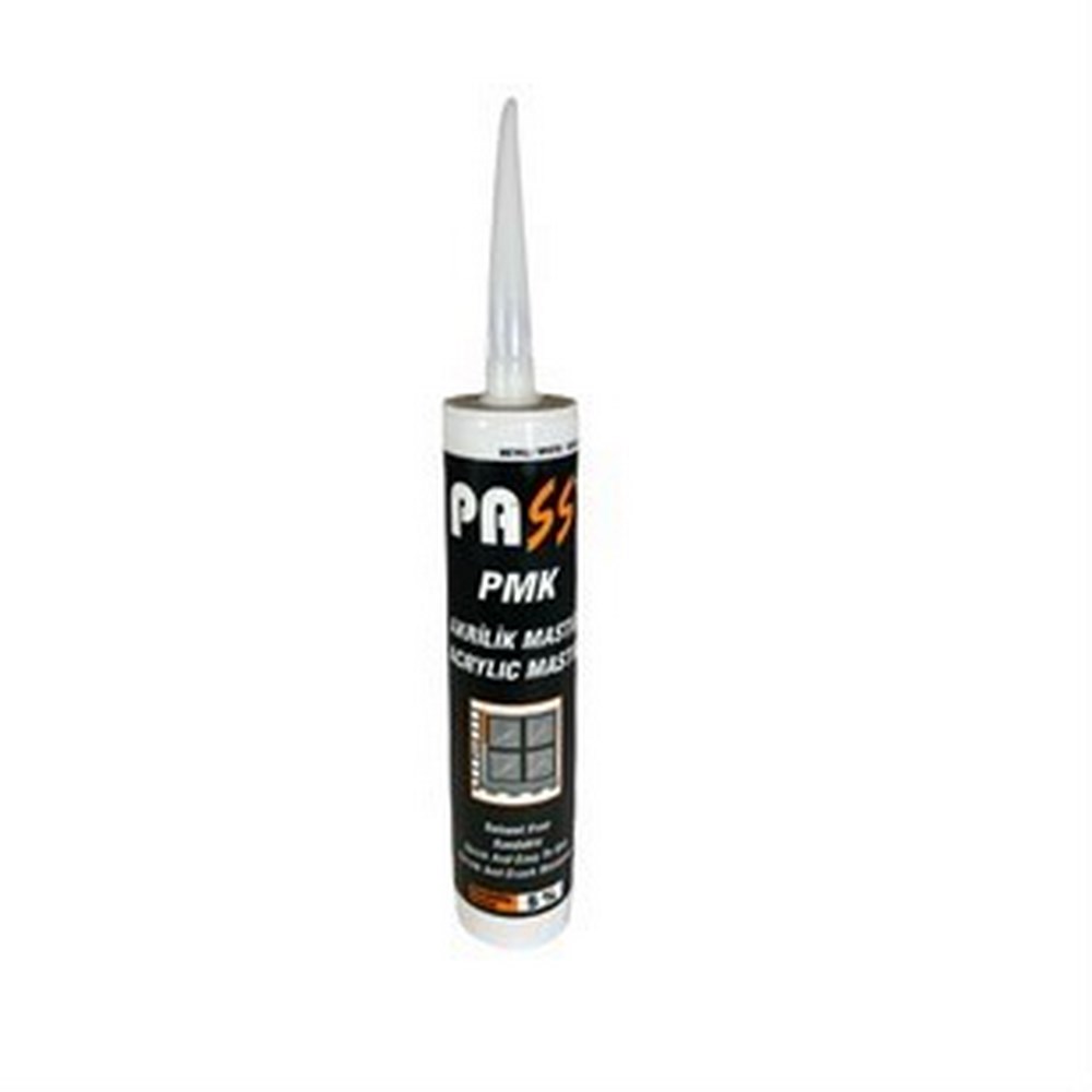 Pass Silikonize Mastik Beyaz-White 450gr