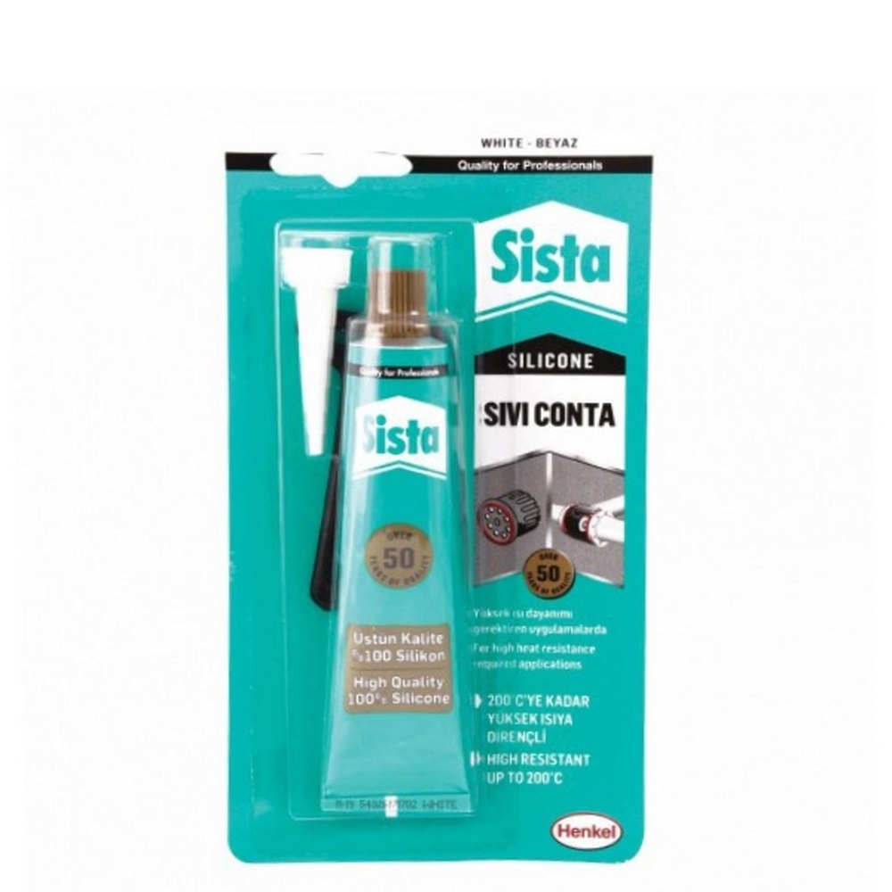 Sista Sıvı Conta White-Beyaz 50 gr