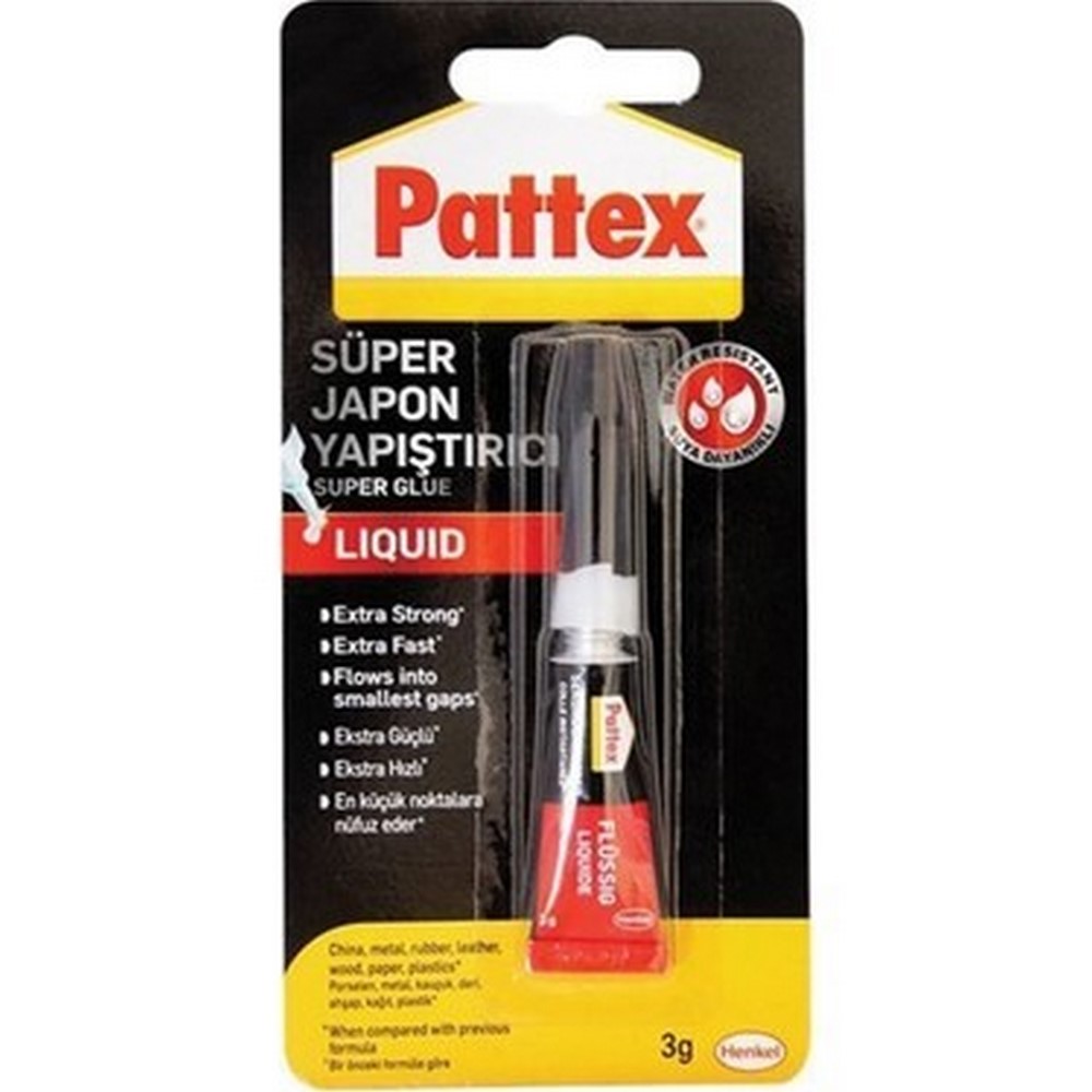 Pattex Süper Japon Yapıştırıcı LIQUID/ Kilit 3g