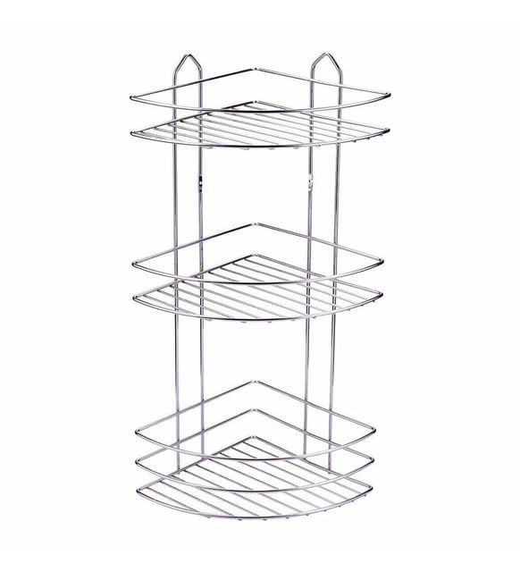 Perilla 3 Katlı Banyo Köşeliği Paslanmaz 71301