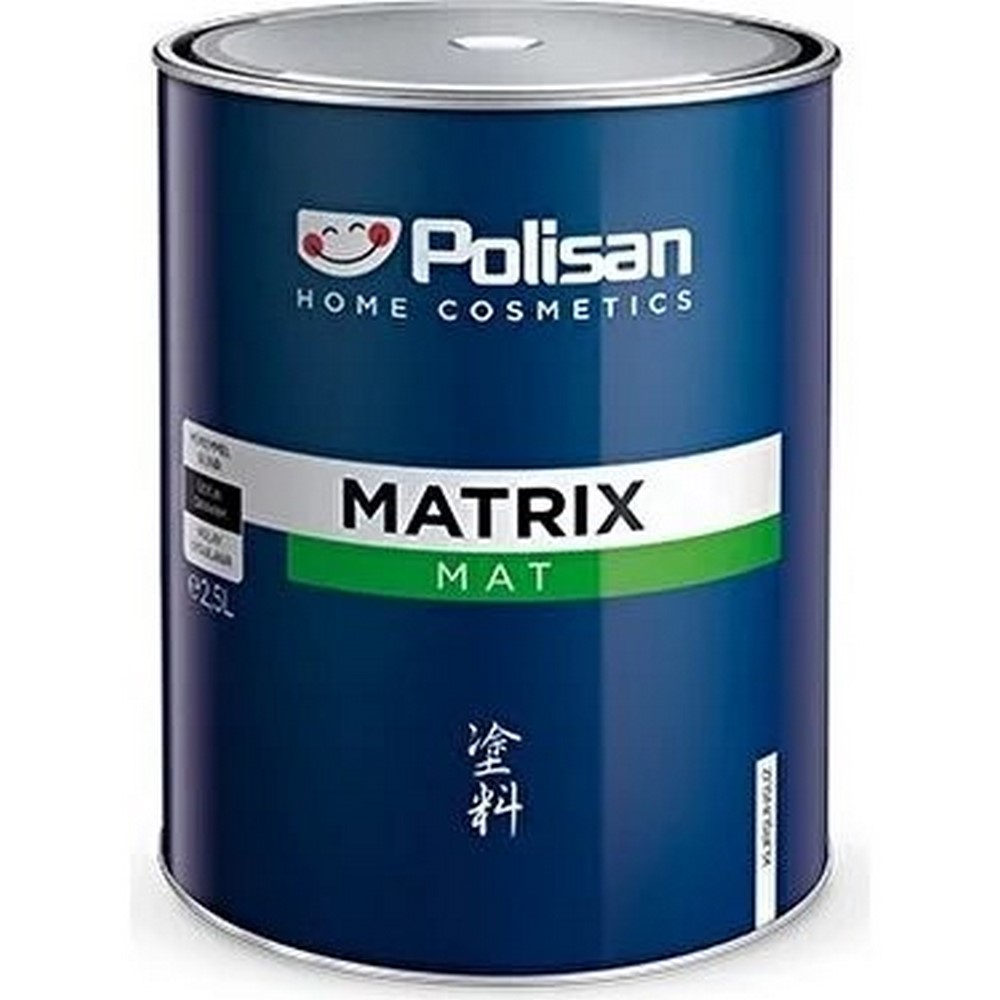 Polisan Matrix Mat Beyaz 2,5l