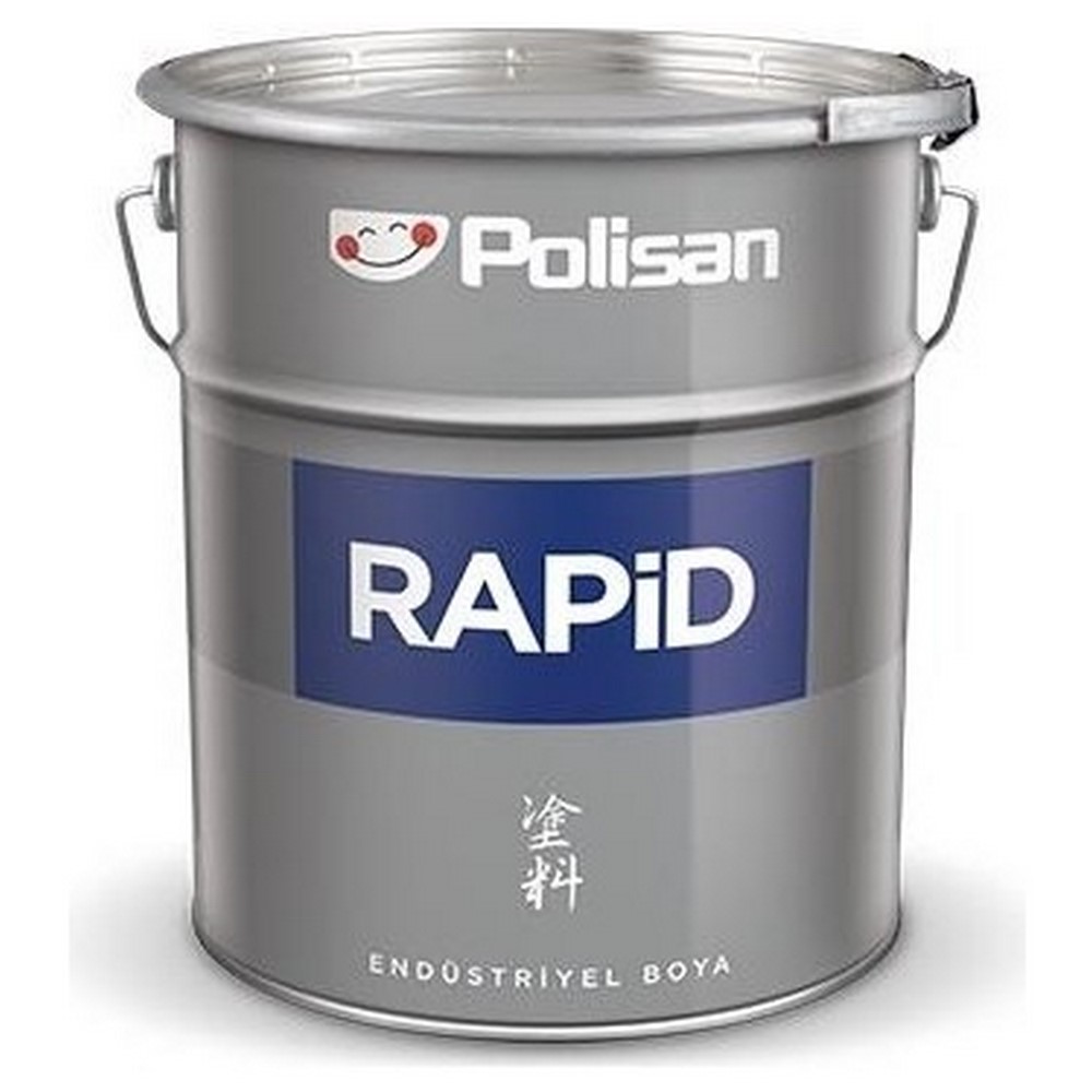Polisan Rapid Yarı Mat Siyah 3 Kg