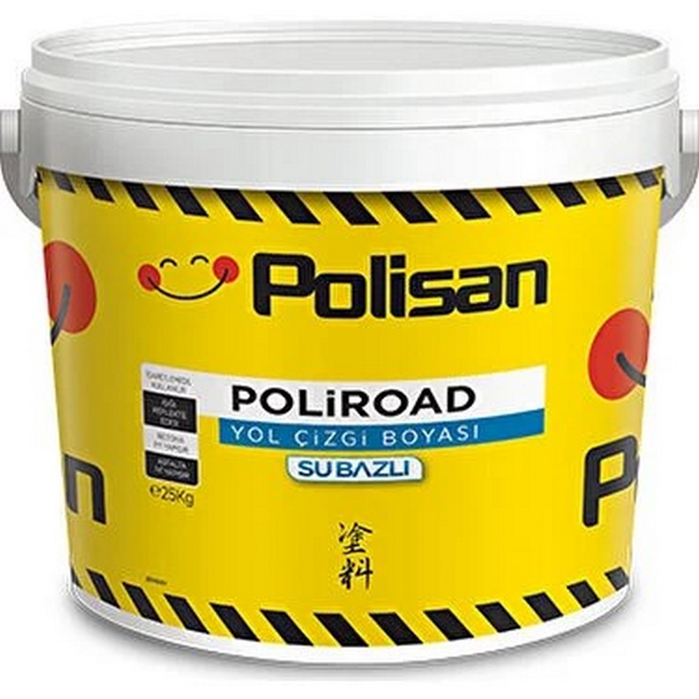Polisan Poliroad Yol Çizgi Boyası 2,5 L