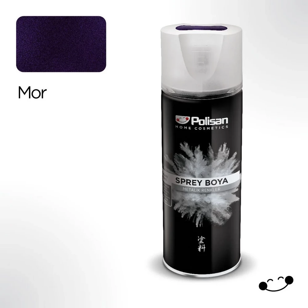 Polisan Sprey Boya Metalik Mor 400 ml