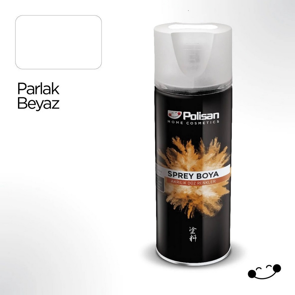 Polisan Sprey Boya Parlak Beyaz  400ml