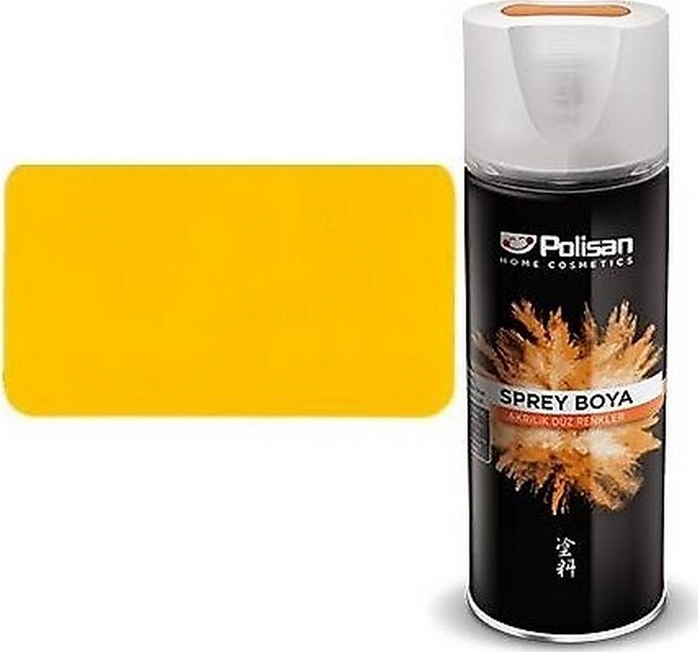 Polisan Sprey Boya Taksi Sarısı 400 ml ral-1003