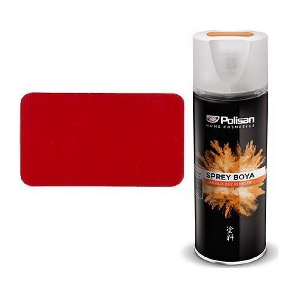 Polisan Sprey Boya Bayrak Kırmızı 400ml Ral-3020