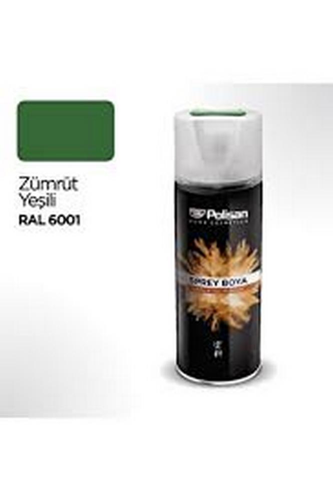 Polisan Sprey Boya Zümrüt Yeşili400 ml ral-6001