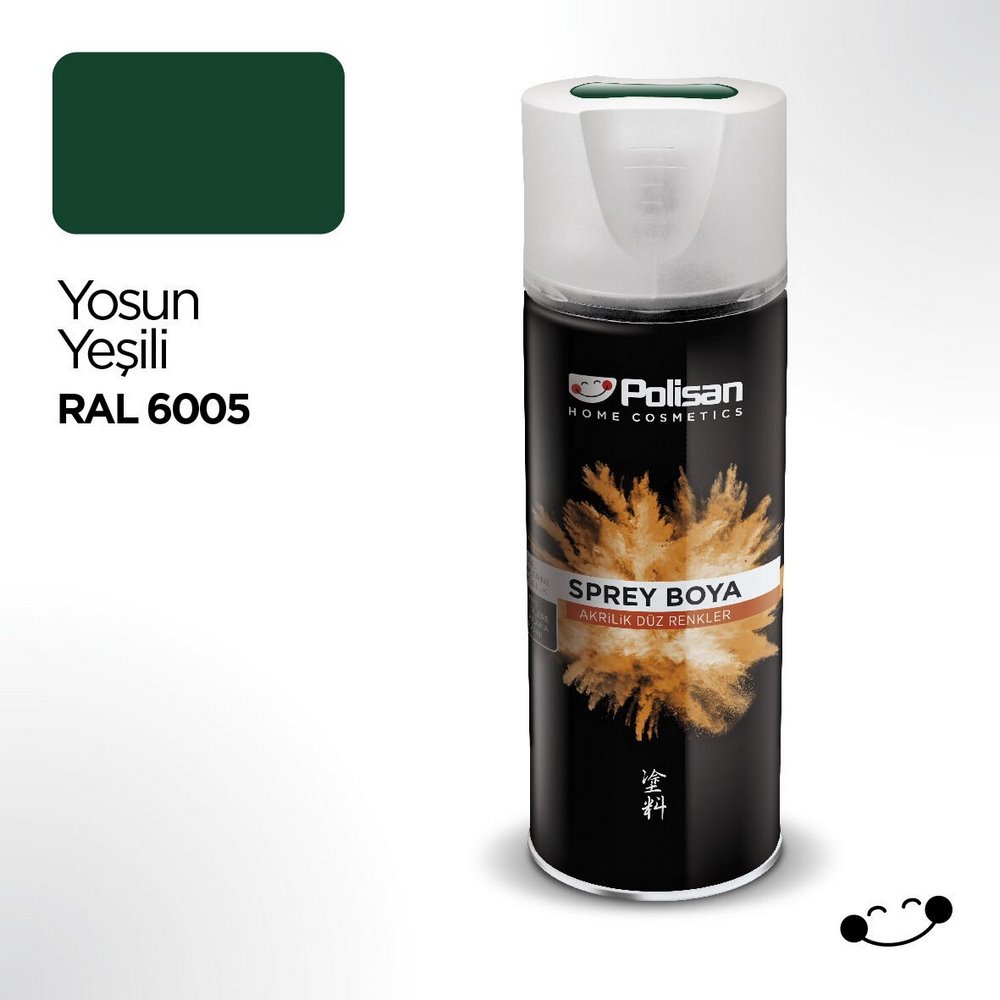 Polisan Sprey Boya Yosun Yeşili 400 ml 