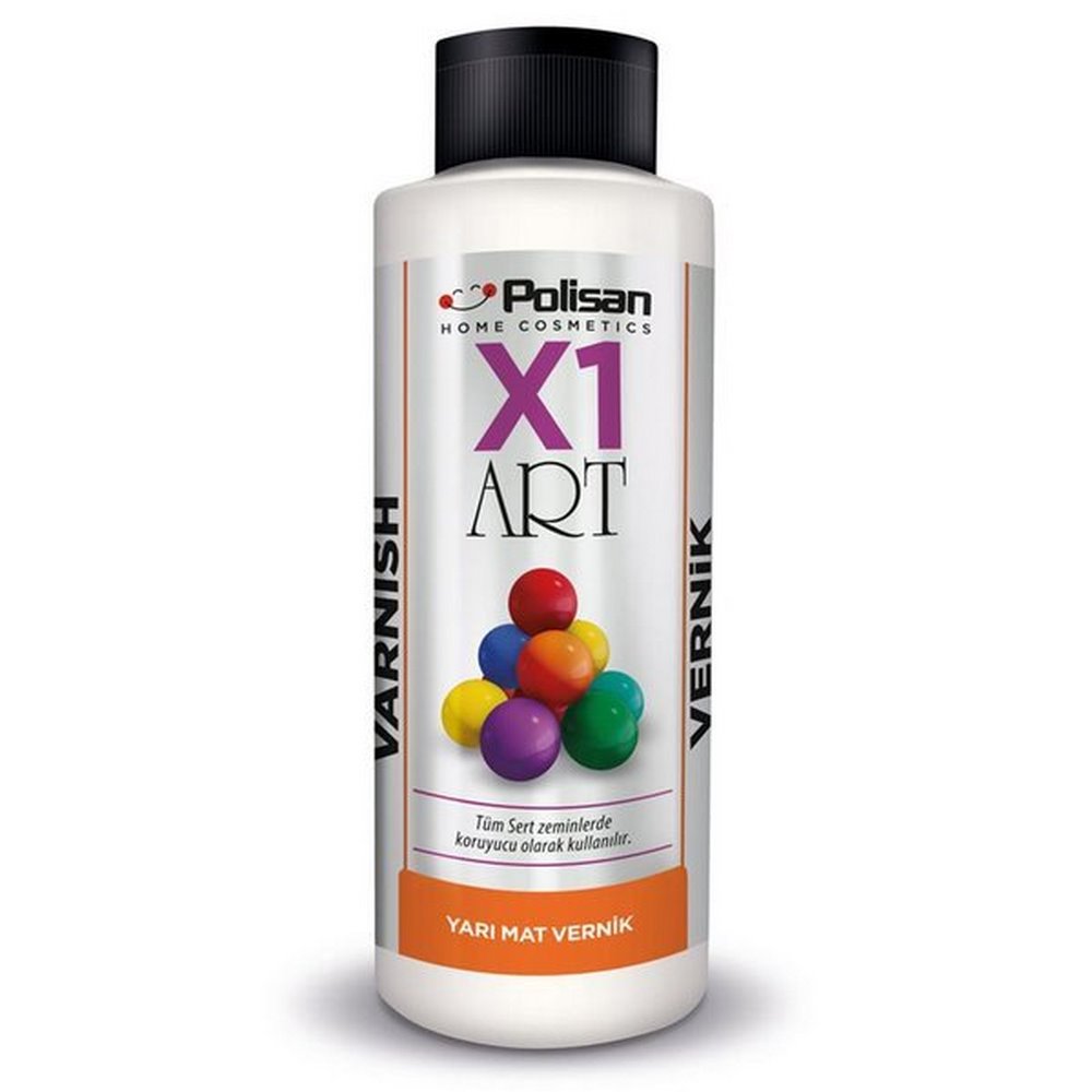 Polisan X1 Art Yarı Mat Vernik 120ml