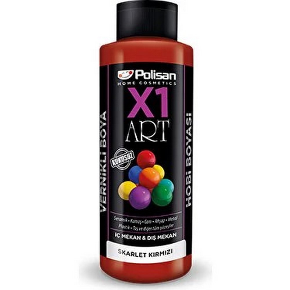 Polisan X1 Art Skarlet Kırmızı 120 ml