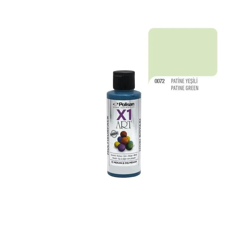 Polisan X1 Art Patine Yeşili (0072) 120 ml