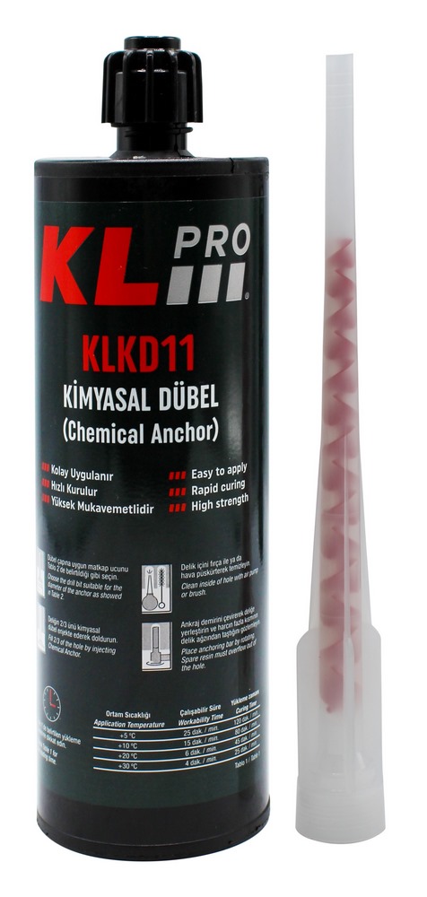 Klpro Kimyasal KLKD11- 410 410 ml Kimyasal Dübel