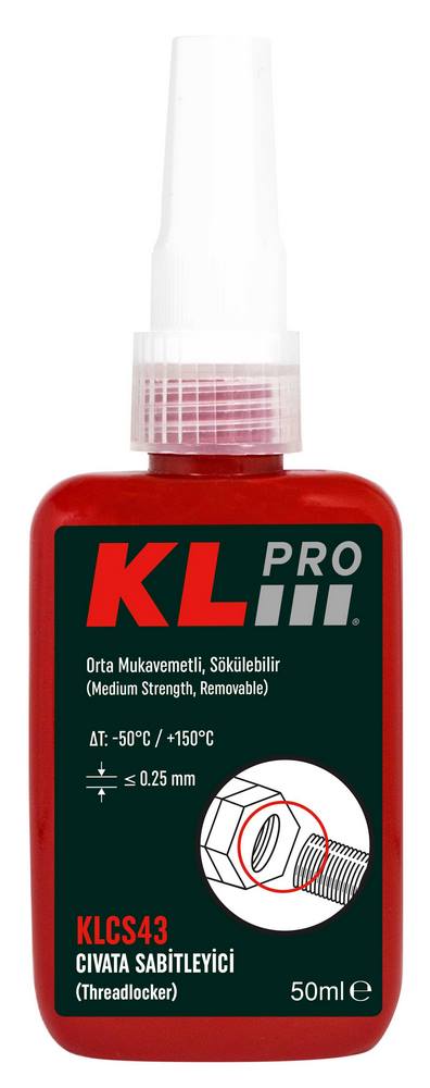 Kimyasal KLCS43-50 50 ml Cıvata Sabitleyici