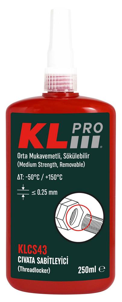 Kimyasal KLCS43-250 250 ml Cıvata Sabitleyici