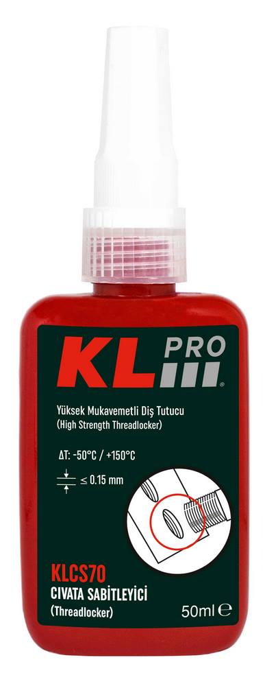 Kimyasal KLCS70-50 50 ml Cıvata Sabitleyici