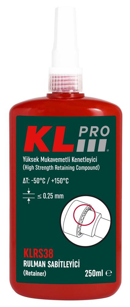 Klpro Kimyasal KLRS38-250 250 ml Rulman Sabitleyici