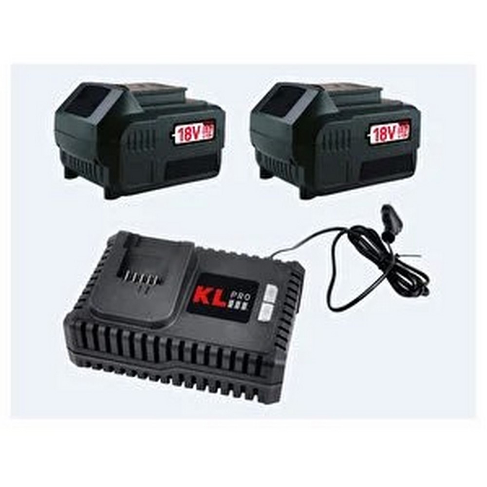 Klpro Kla18-50 Set 5,0Ah Akü + 1 Adet 4.0 Ah Şarj Cihazı